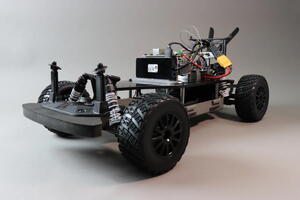 Picture of a small remote control car