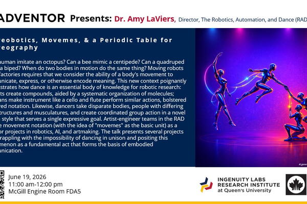 Dr. Amy LaViers Keynote Talk Poster