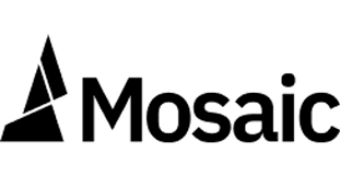 Logo for Mosaic Mfg with link leading to website