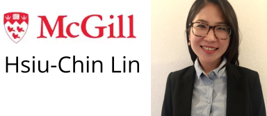 Portrait of Dr. Hsiu-Chin Lin and the McGill University logo