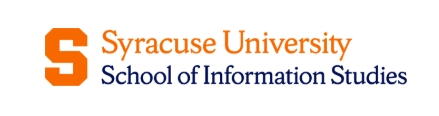 Syracuse University School of Information Studies logo