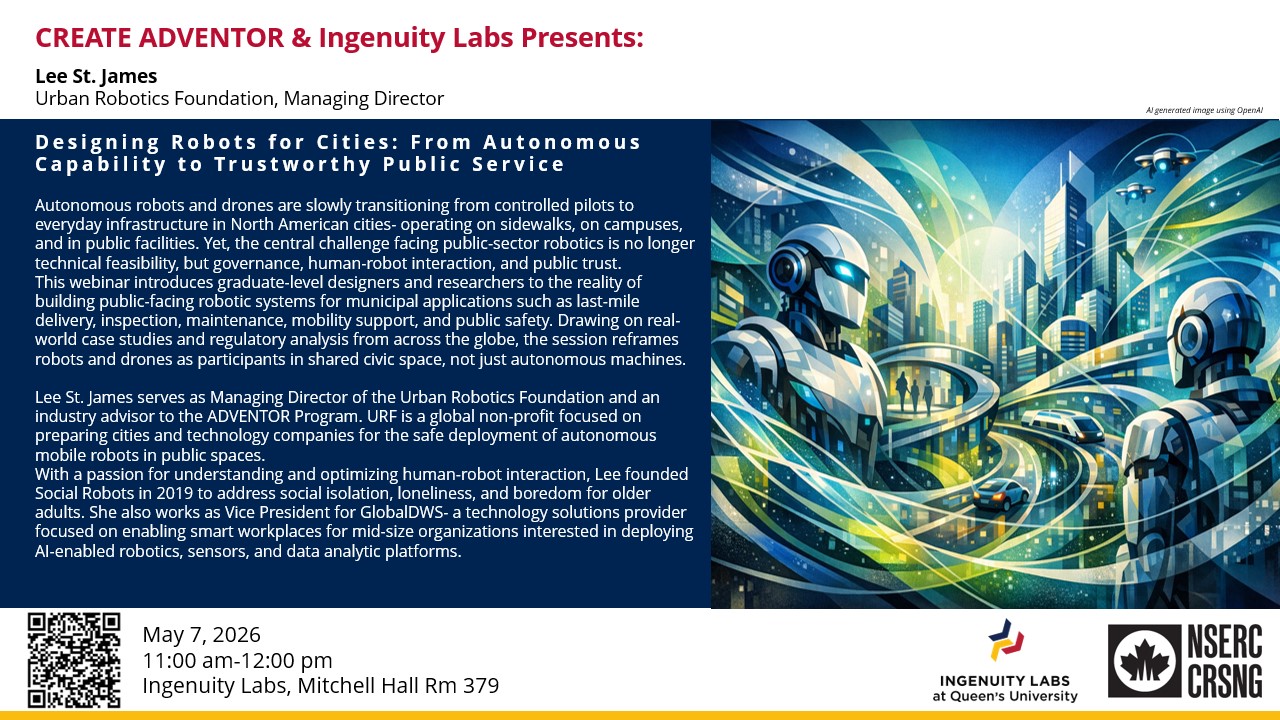 Event poster for Lee St. James