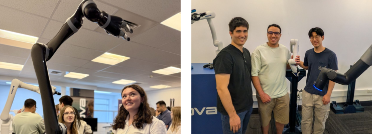 ADVENTOR trainees visiting Kinova Robotics