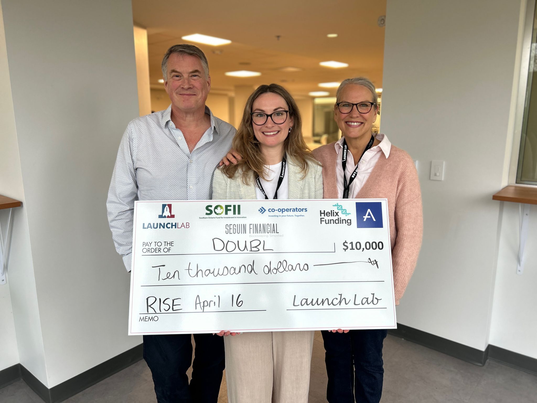 Image of RISE2026 winner Doubl founders.